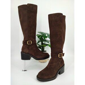 Vince Camuto Women’s Vianah 2 Brown Suede Boots Size 7W US
